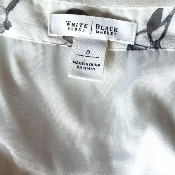 White House Black Market 3-Tiered Flower Dress 2 - Picture 7 of 13